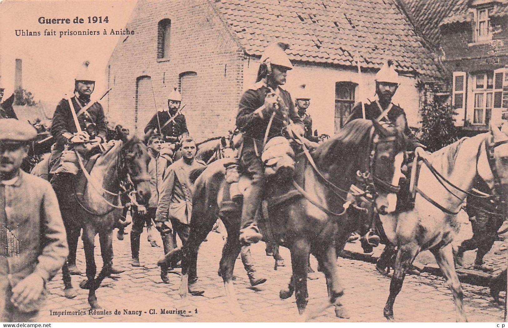 Aniche - Ulhans Prisonniers a Aniche   - CPA °J