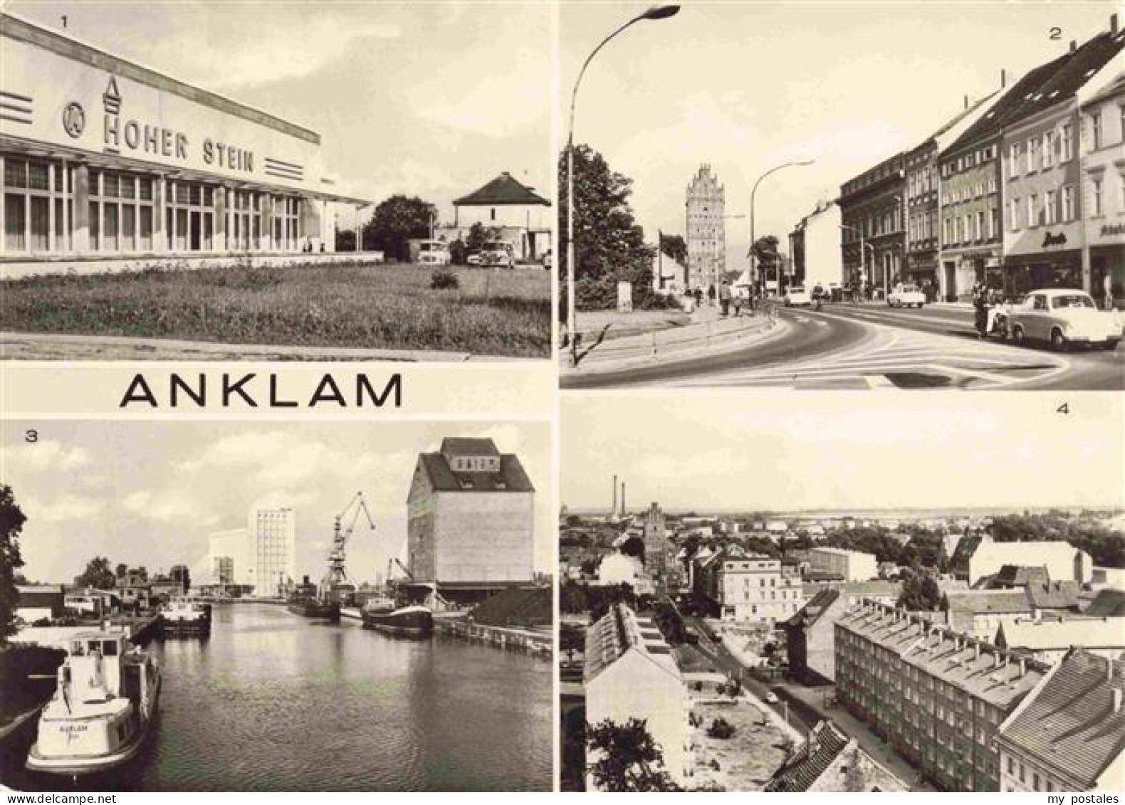 Anklam Konsumgaststaette Hoher Stein Steinstrasse Hafen uebersicht