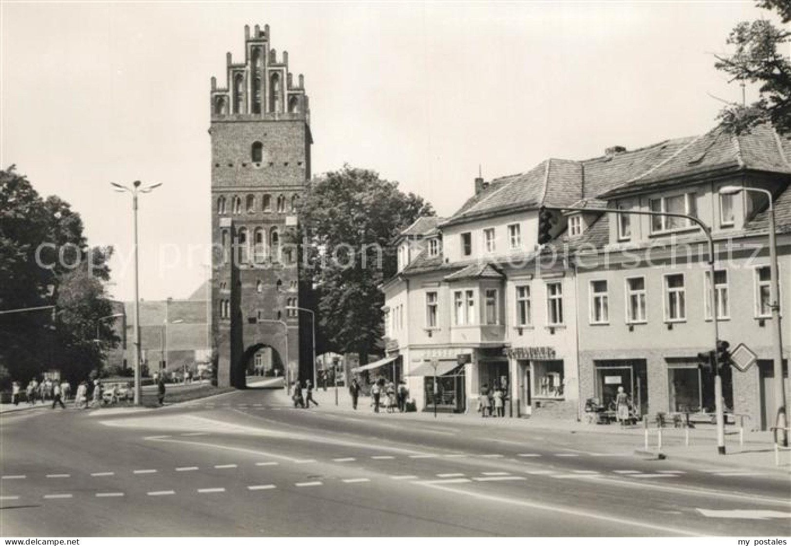Anklam Mecklenburg-Vorpommern Steintor Rudolf Breitscheid Platz