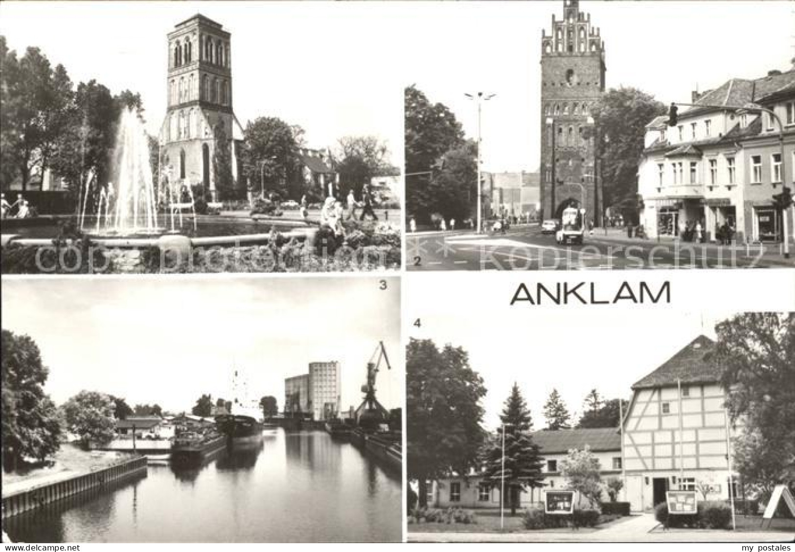 Anklam Nicolaikirche Steintor Hafen Theater