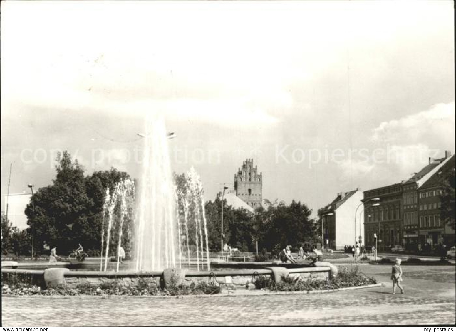 Anklam Steintor Springbrunnen