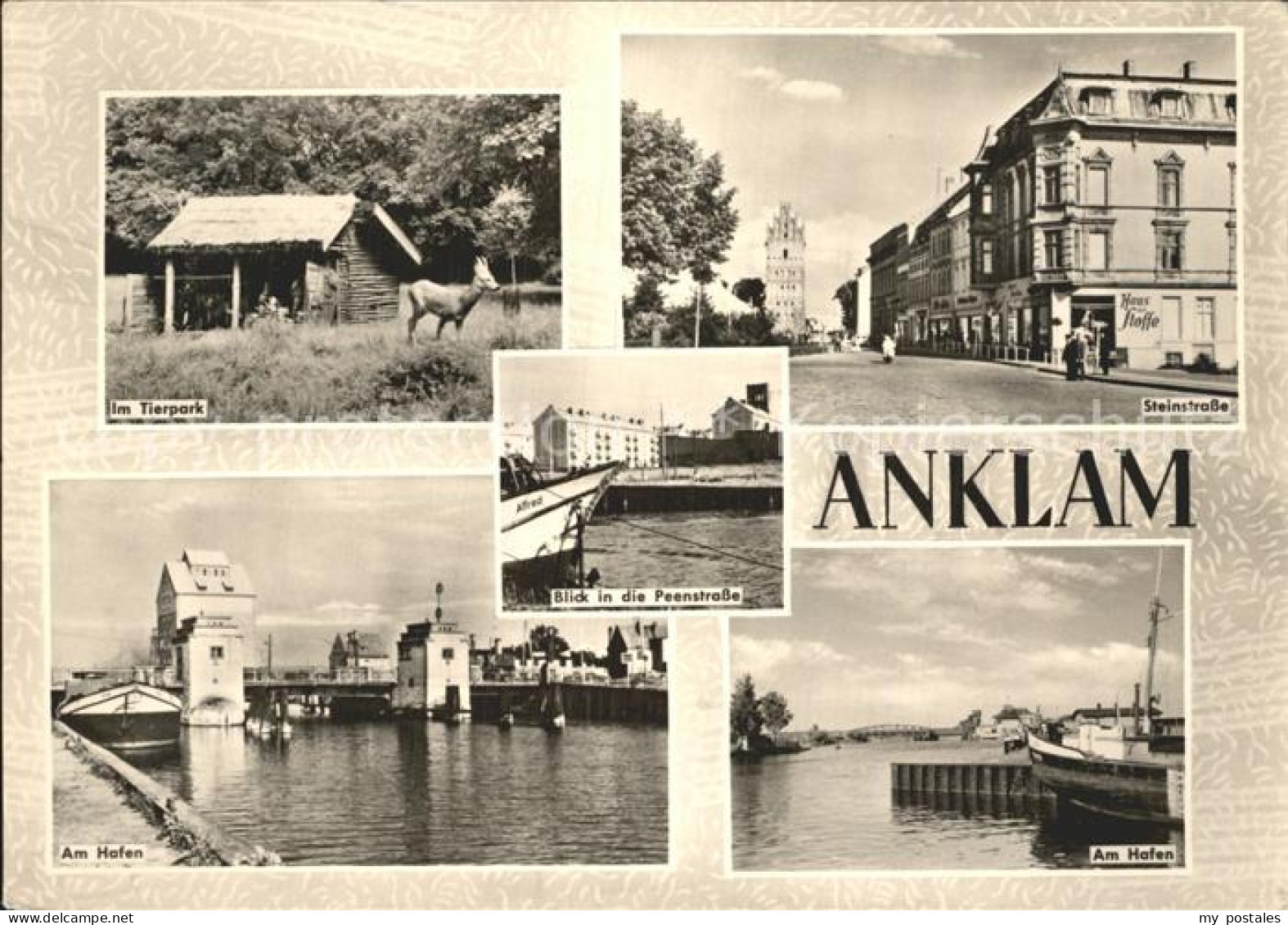 Anklam Tierpark Steinstrasse Peenstrasse Hafen