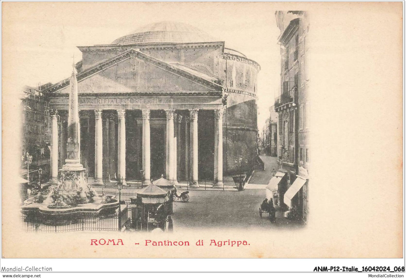 ANMP12-0851-ITALIE - ROMA - pantheon di agrippa