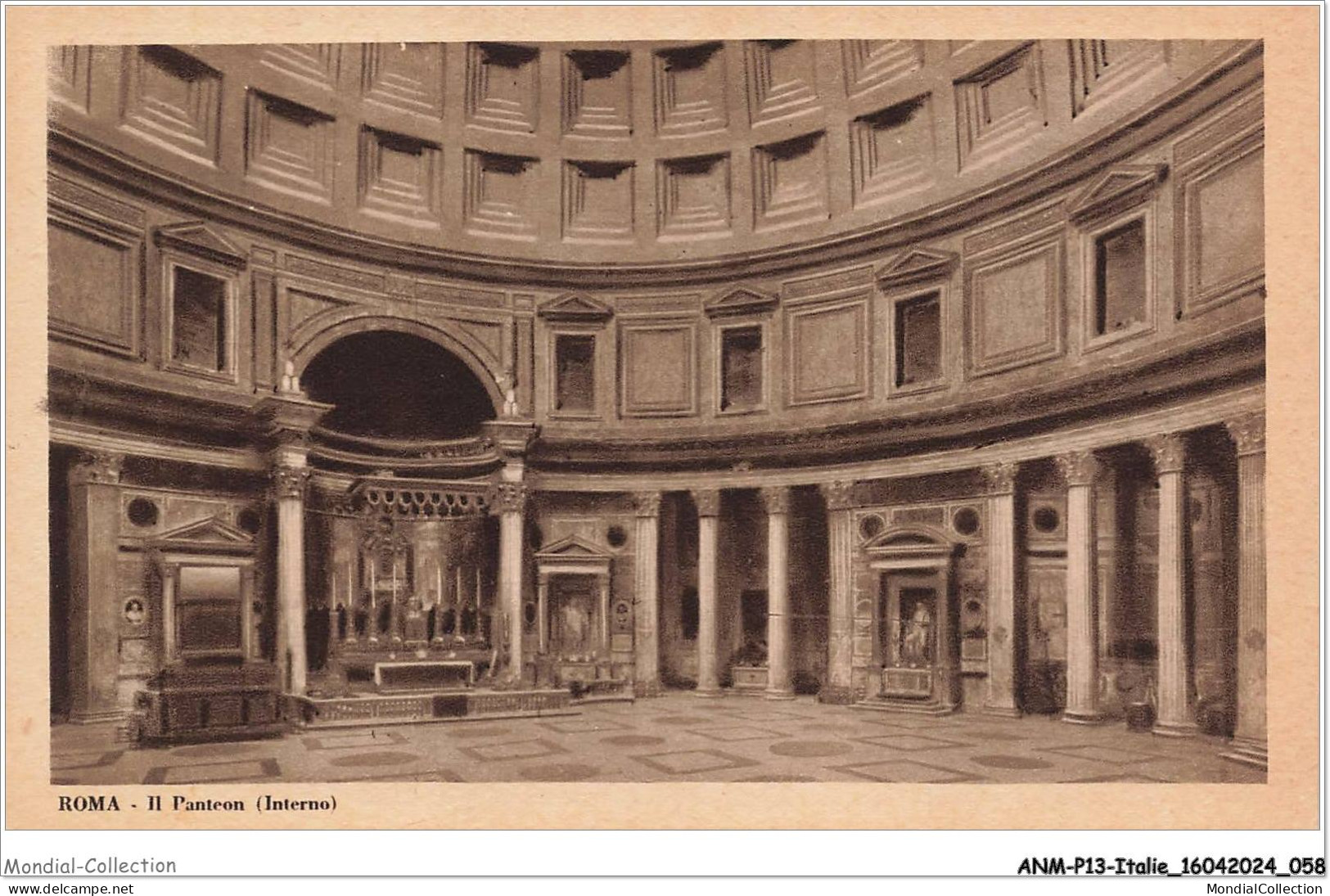 ANMP13-0919-ITALIE - ROMA - II panteon interno