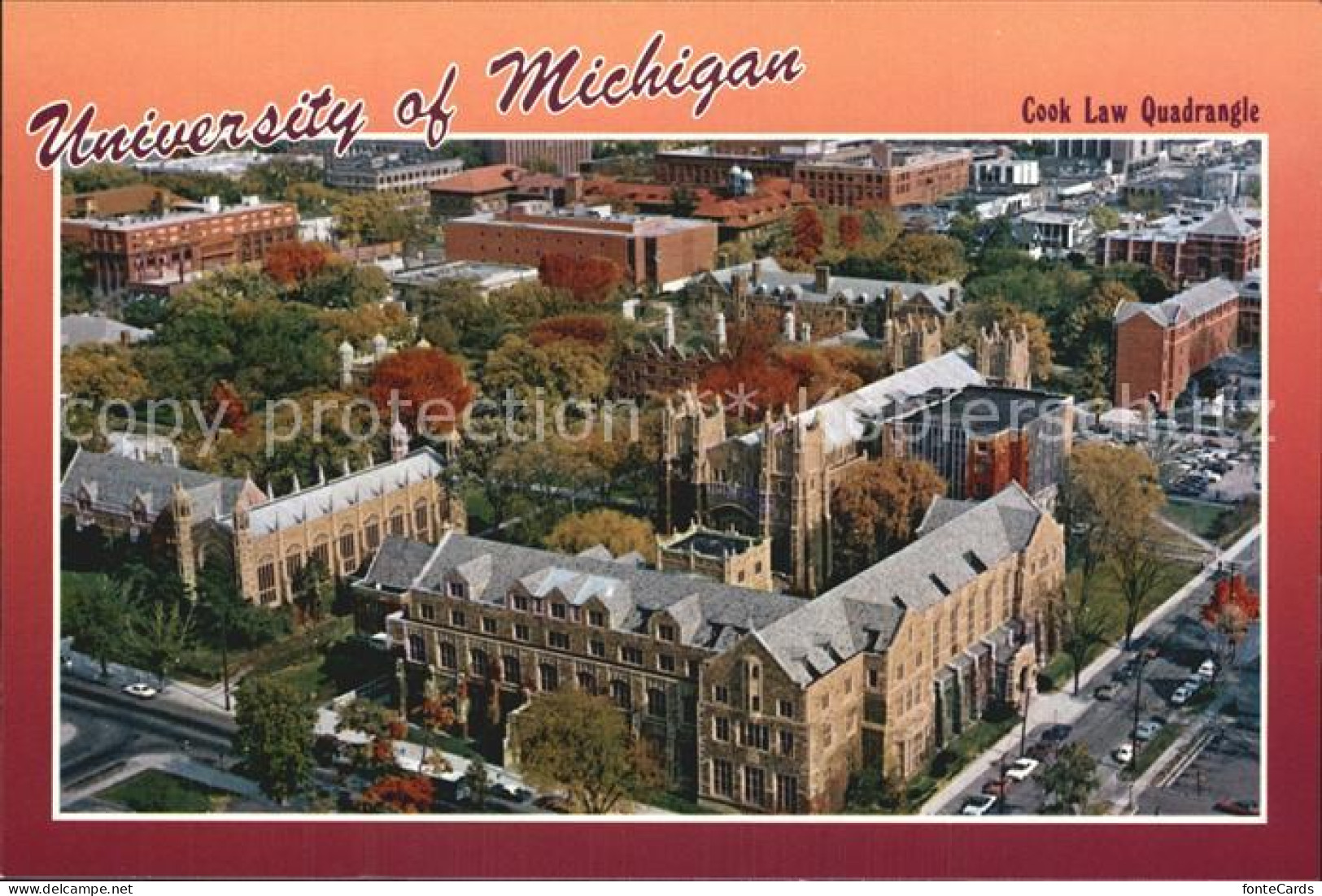Ann Arbor Fliegeraufnahme University of Michigan