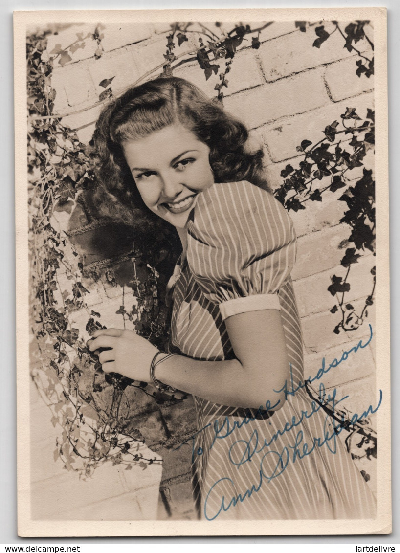 Ann Sheridan -  Photographie avec dédicace autographe originale signée