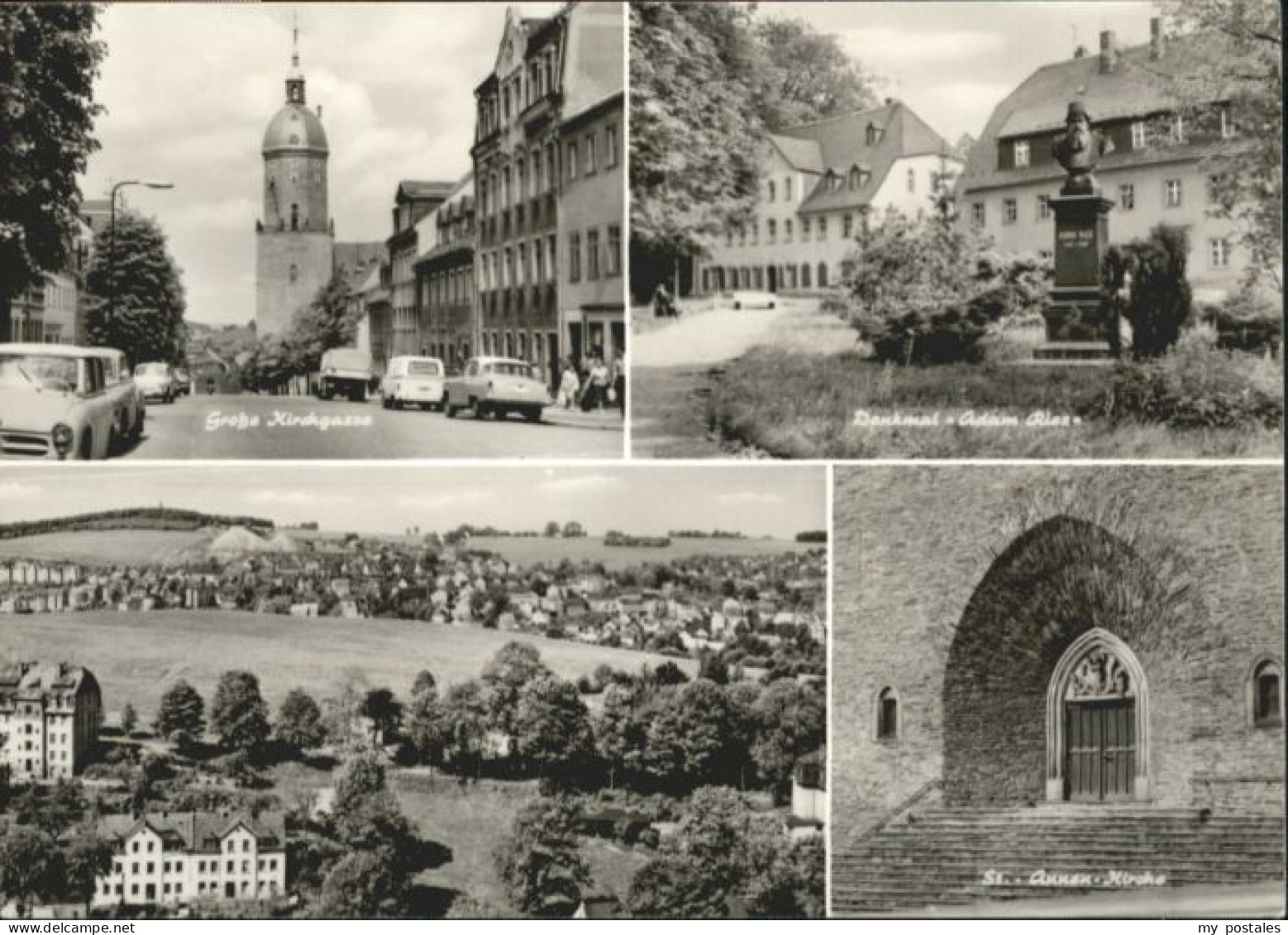 Annaberg-Buchholz Erzgebirge Annaberg-Buchholz Kirchgasse Denkmal Adam Ries St A