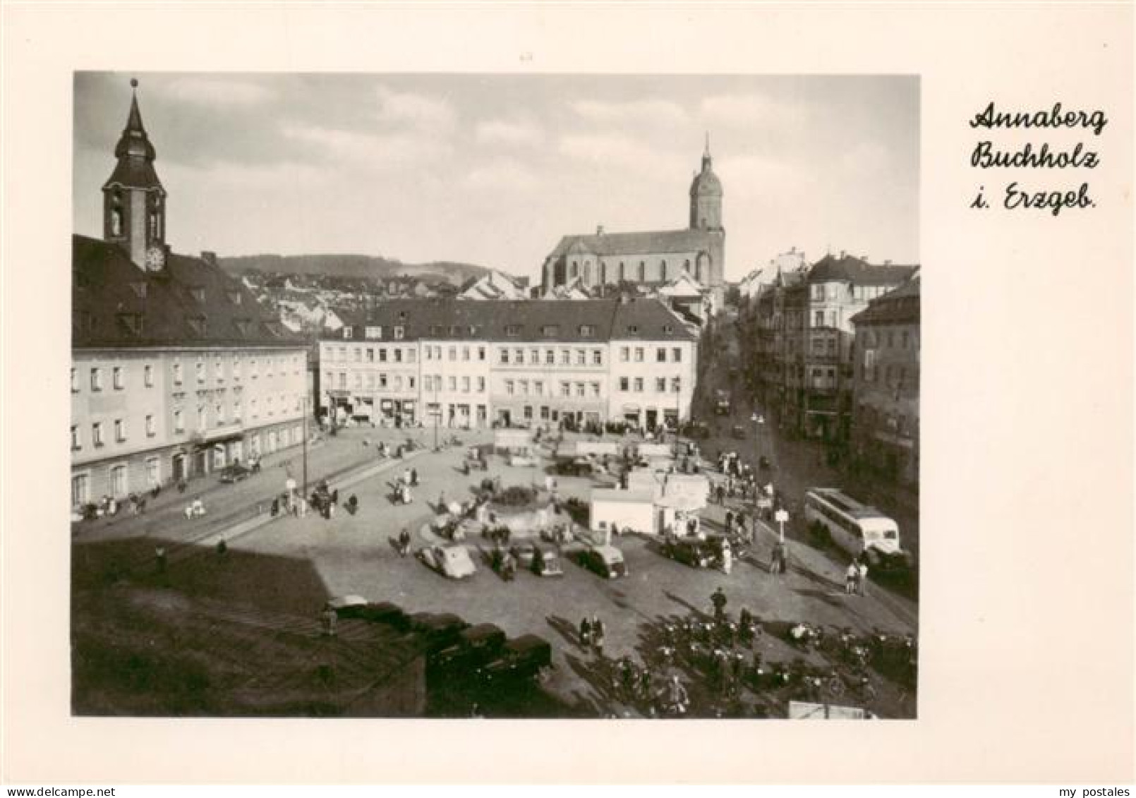 Annaberg -Buchholz Erzgebirge Stadtzentrum