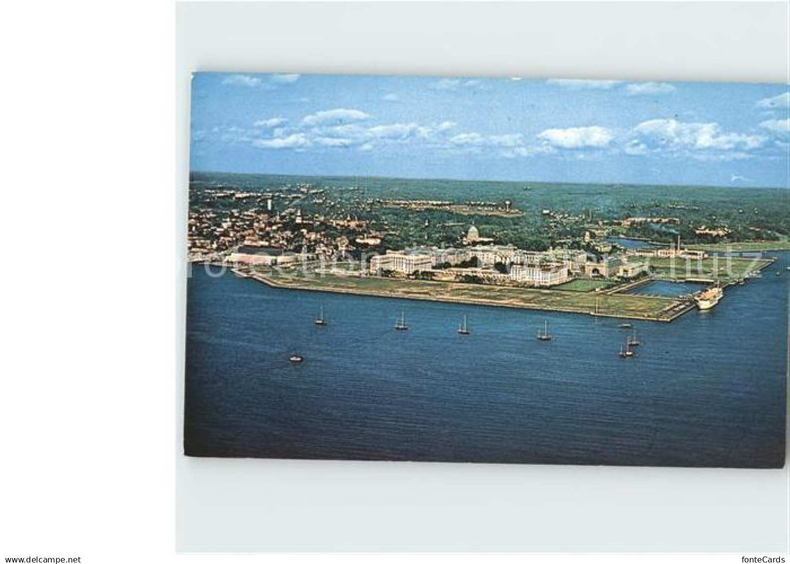 Annapolis Maryland Fliegeraufnahme U.S. Naval Academy