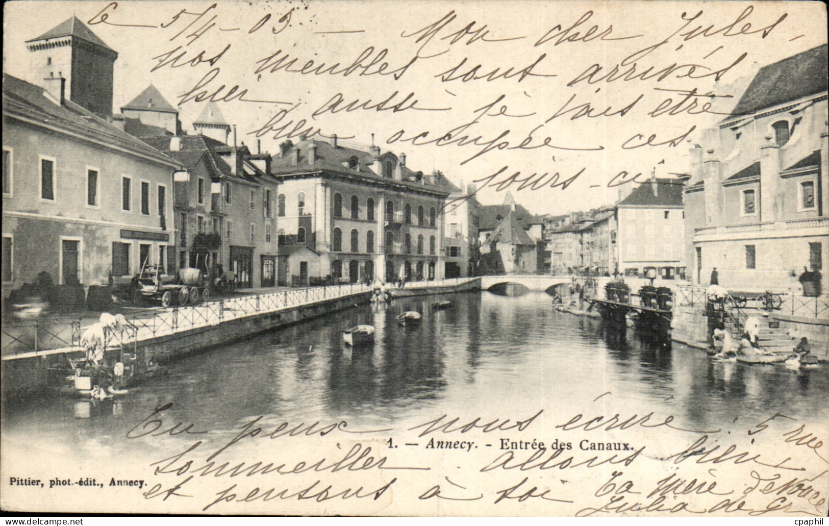 Annecy cPA entree des canaux