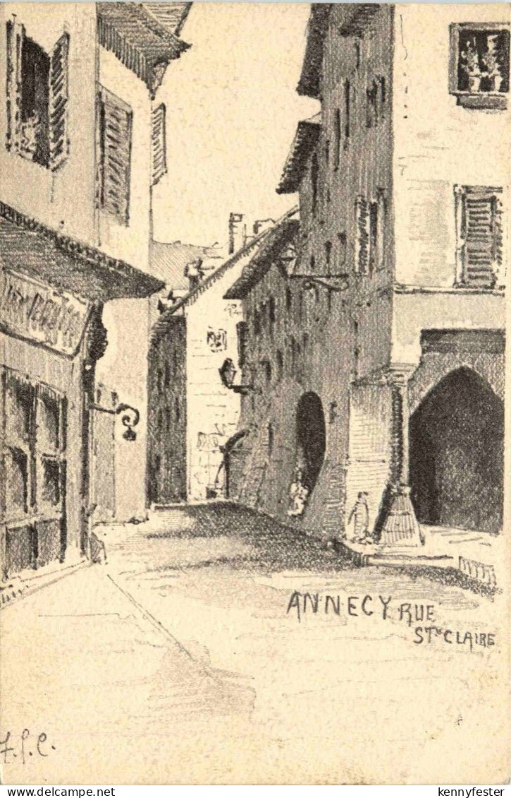 Annecy Künstlerkarte