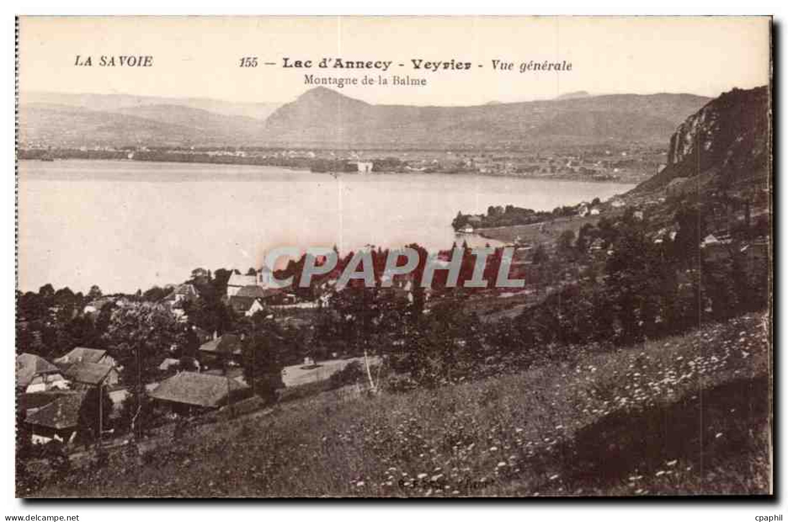 Annecy - Lac d'Annecy - Veyrier - Vue Generale - CPA