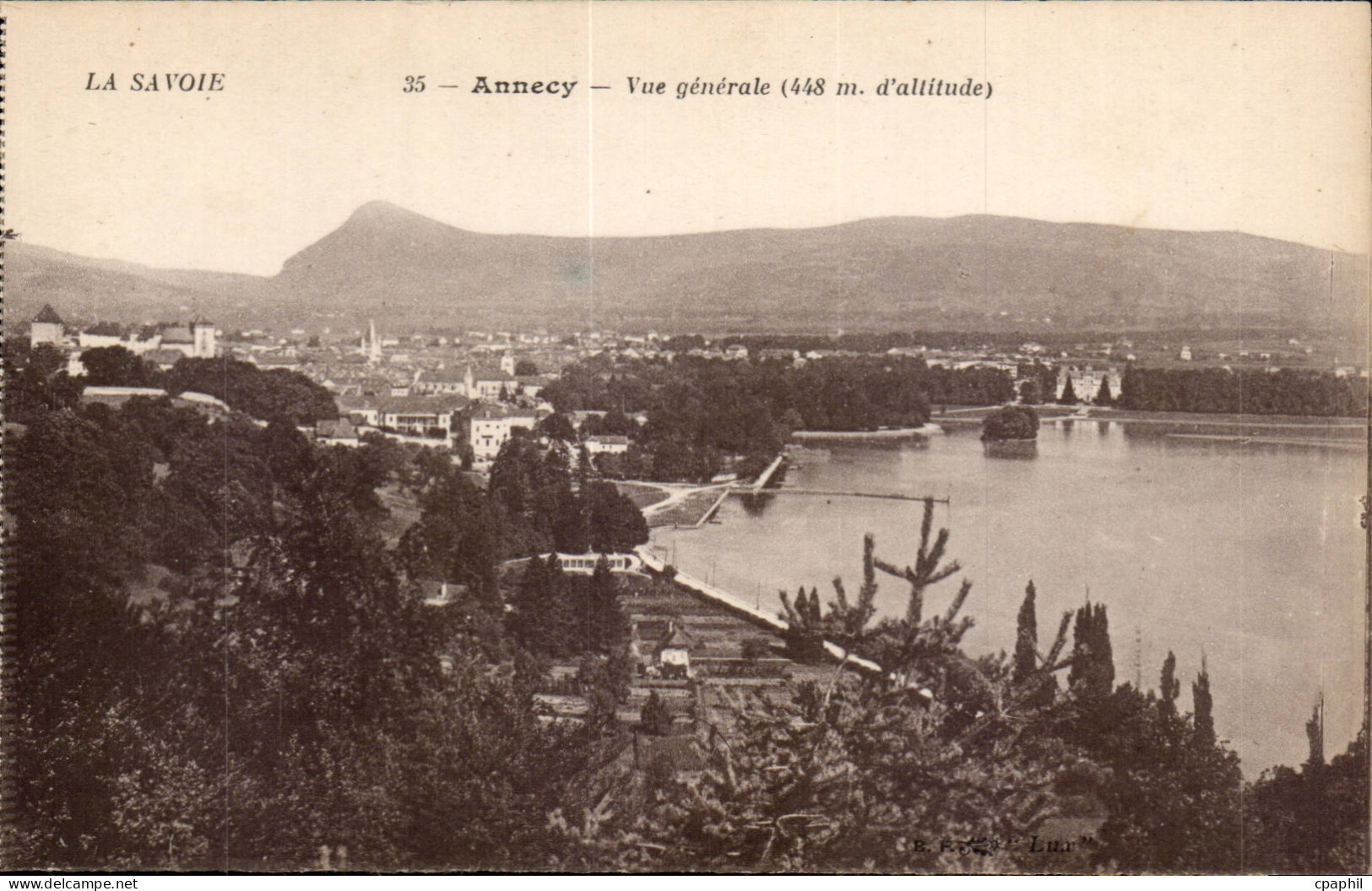 Annecy - Vue Generale - CPA