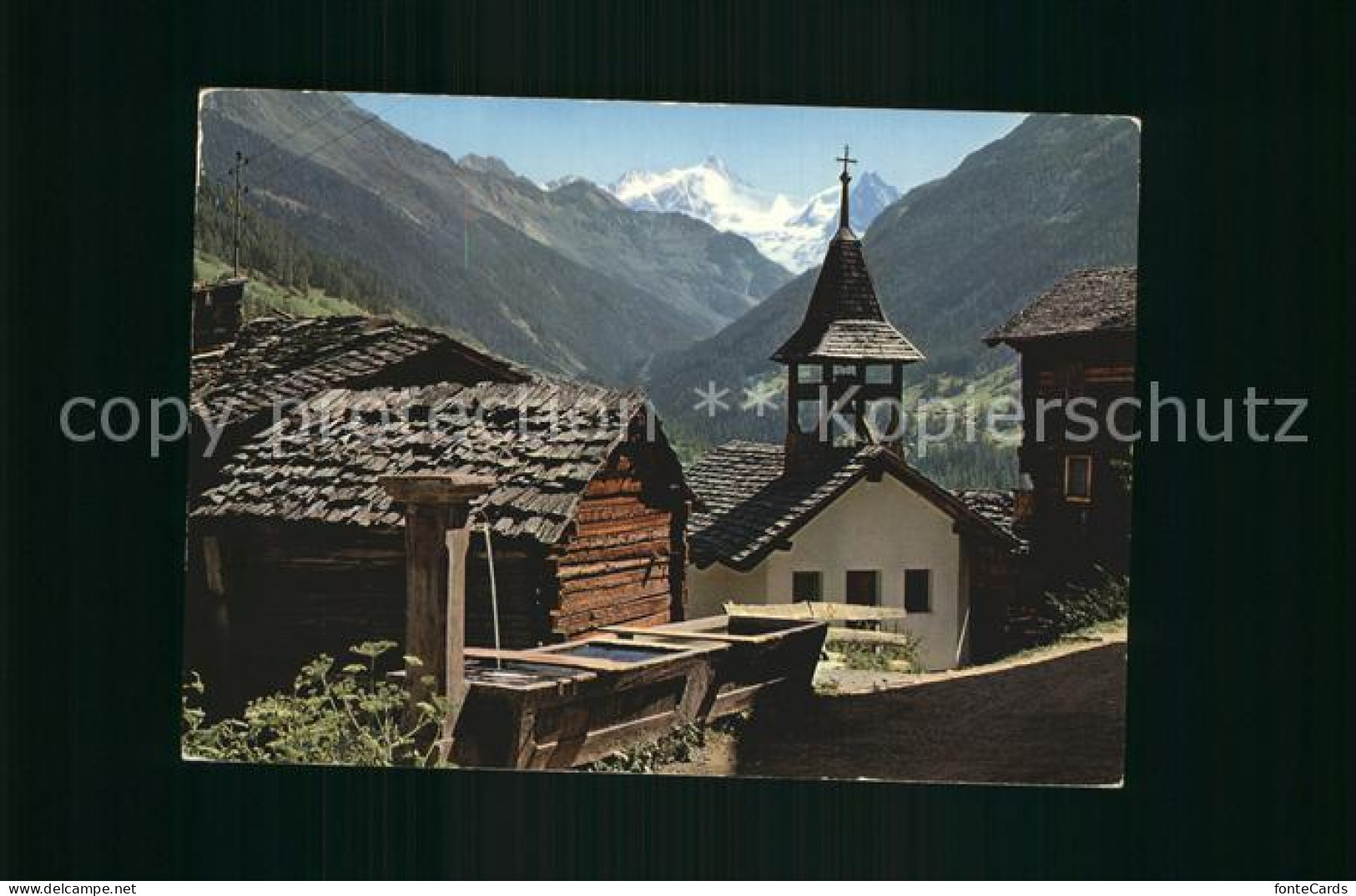 Anniviers Val d Anniviers Grimentz VS Kapelle Sankt Jean Rothorn Besso