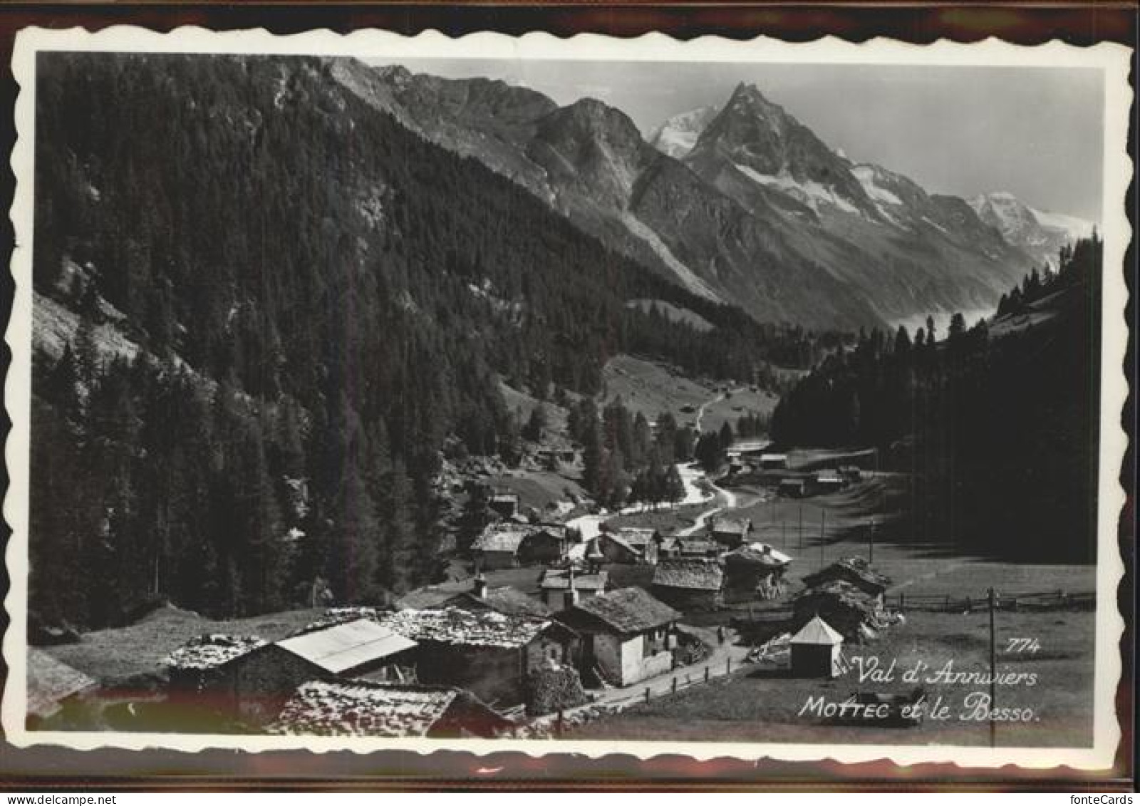 Anniviers Val d Anniviers Grimentz VS Mottec et le Besso