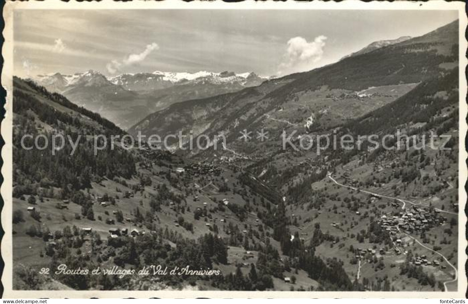 Anniviers Val d Anniviers Grimentz VS Panoorama