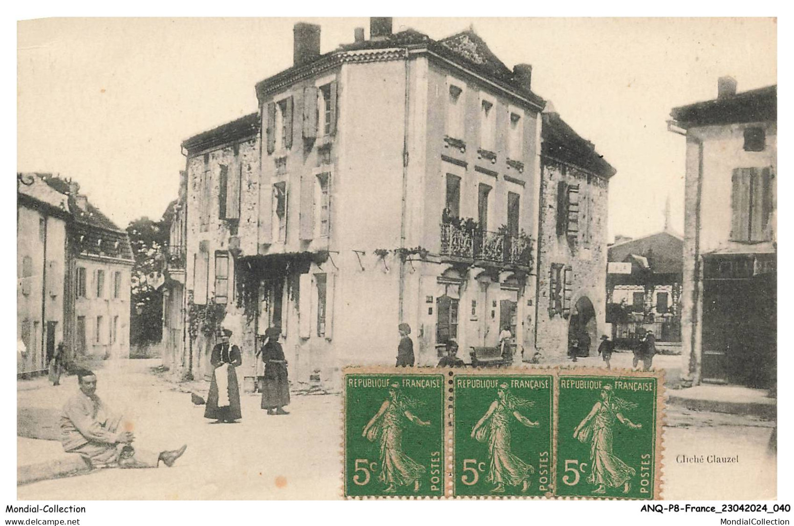 ANQP8-0629-82 - BOURG-DE-VISA - vue sur un batiment