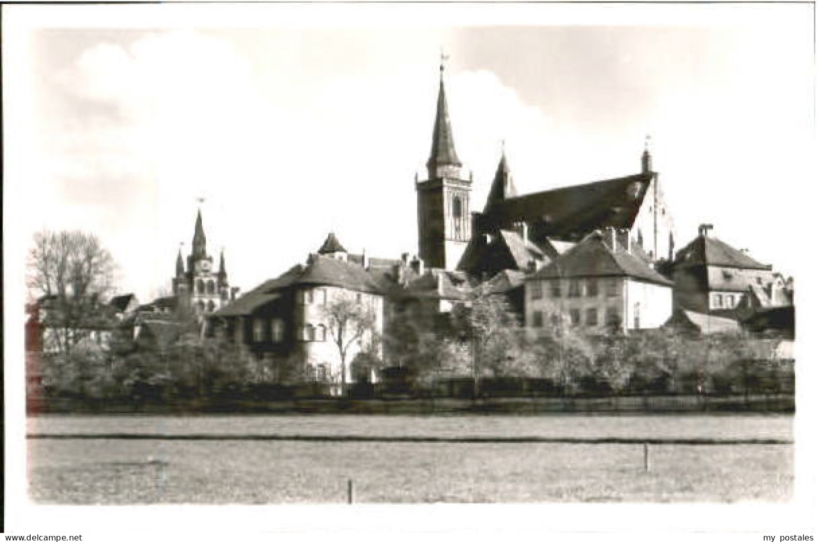 Ansbach Mittelfranken Ansbach Kirche ungelaufen ca. 1955