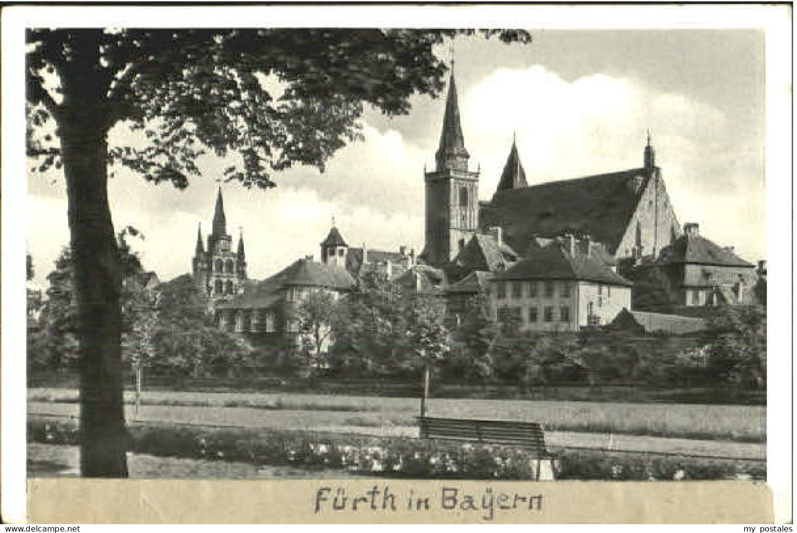 Ansbach Mittelfranken Ansbach Kirche x 1954