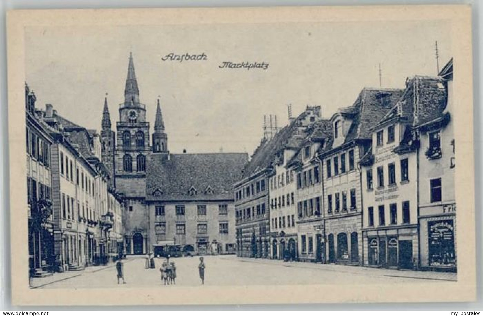Ansbach Mittelfranken Ansbach Marktplatz