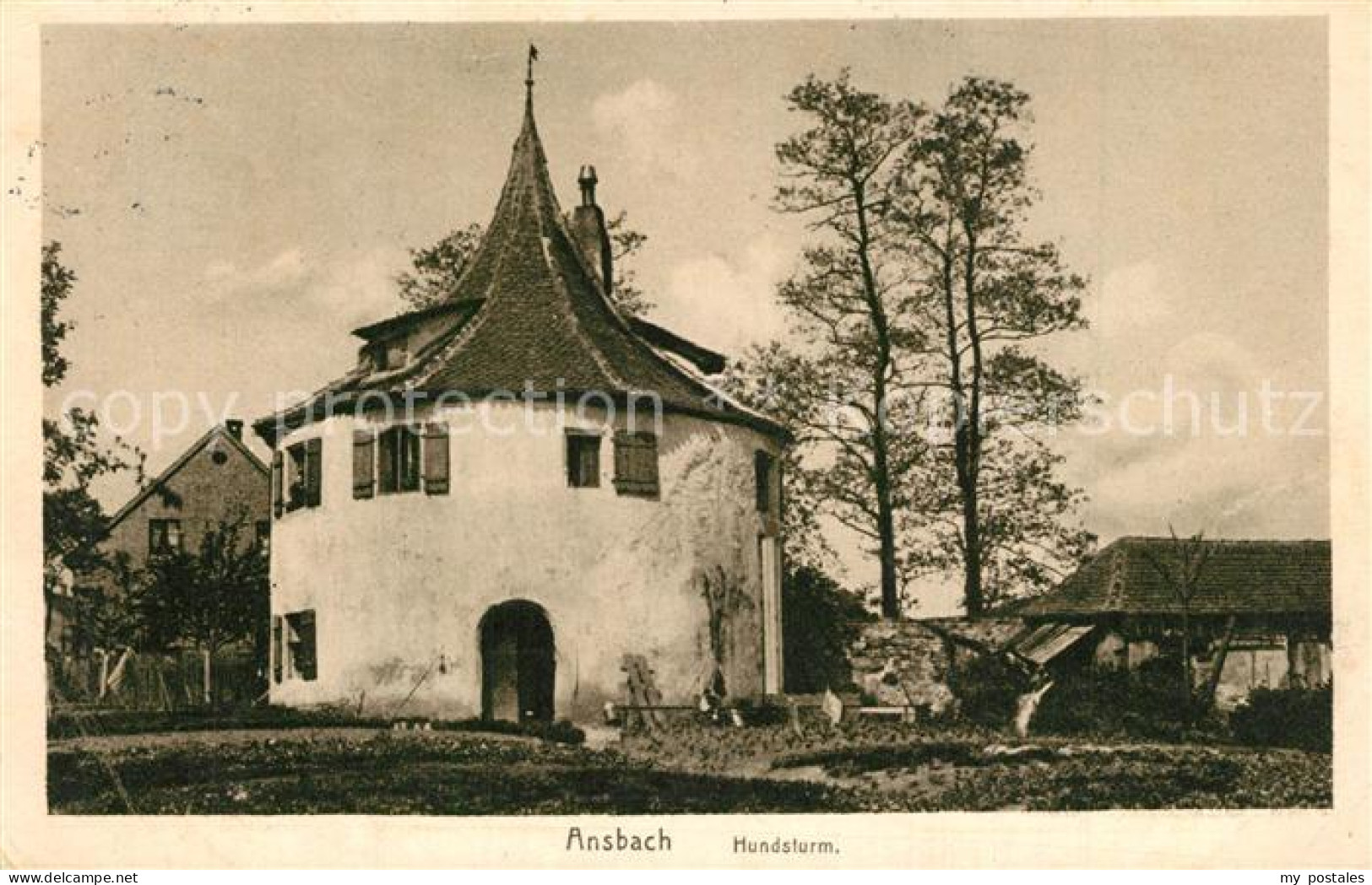Ansbach Mittelfranken Hundsturm