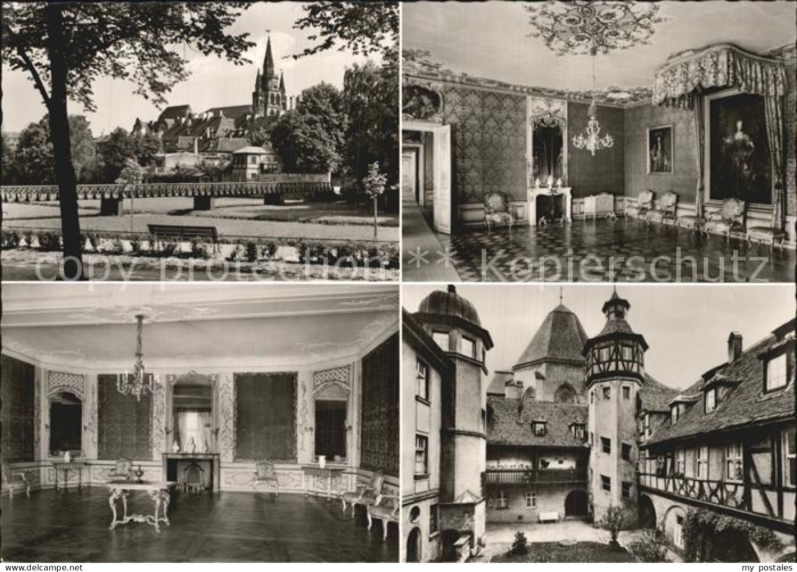 Ansbach Mittelfranken Residenz Ansbach Audienzzimmer des Markgrafen