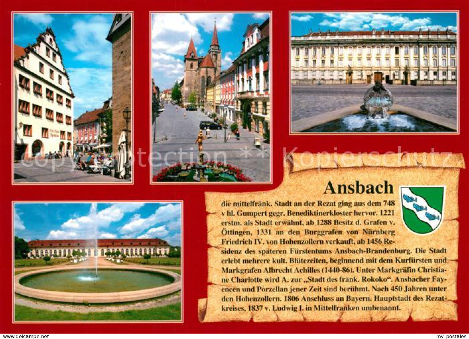 Ansbach Mittelfranken Schloss