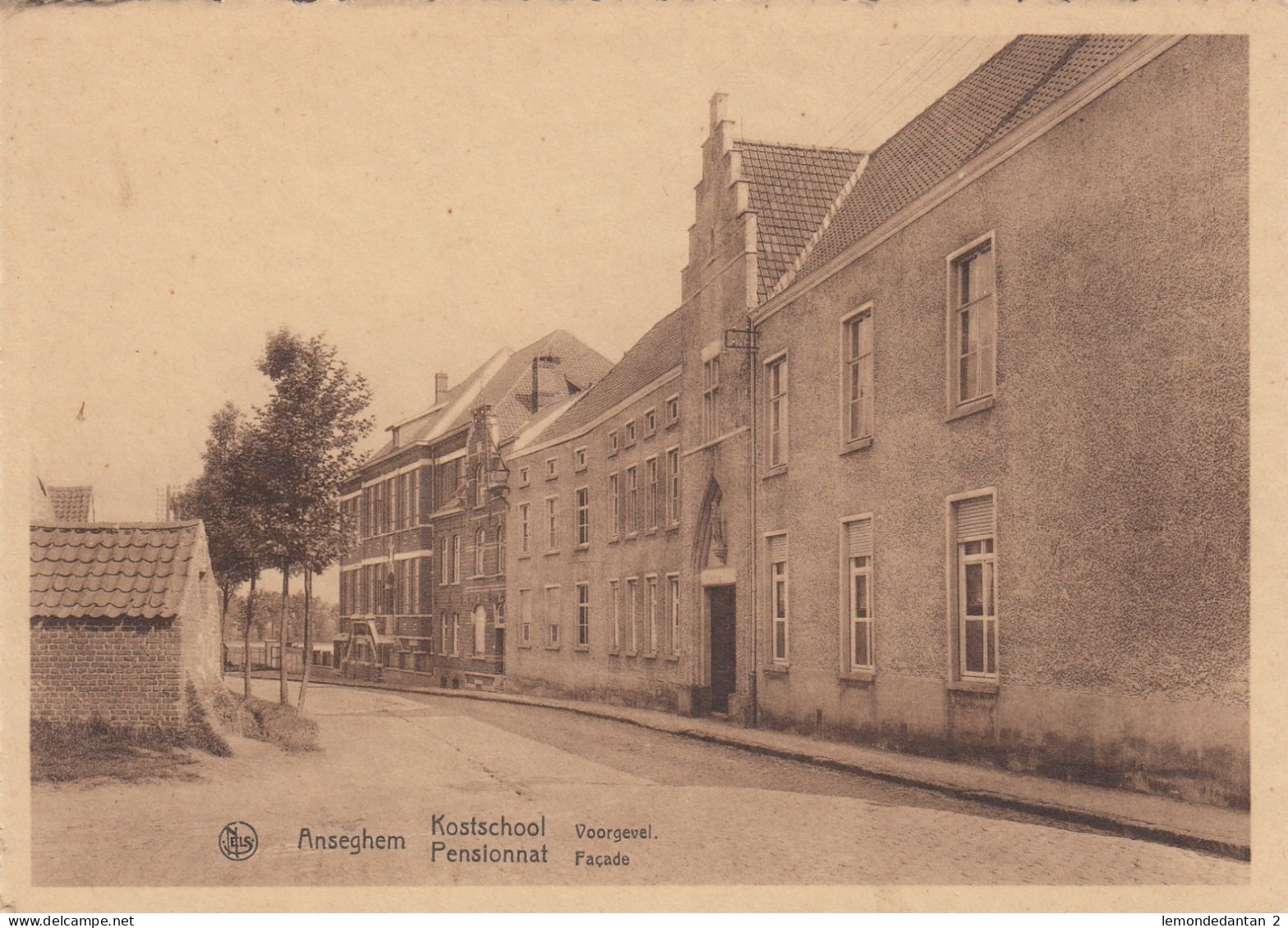 Anseghem Pensionnat - Anzegem Kostschool - Voorgevel