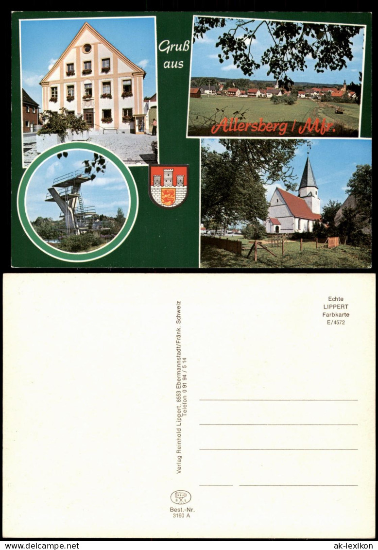 Ansichtskarte Allersberg Mehrbildkarte mit div. Ortsansichten 1980
