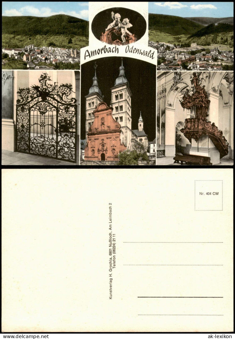 Ansichtskarte Amorbach Mehrbildkarte Amorbach Odenwald 1960