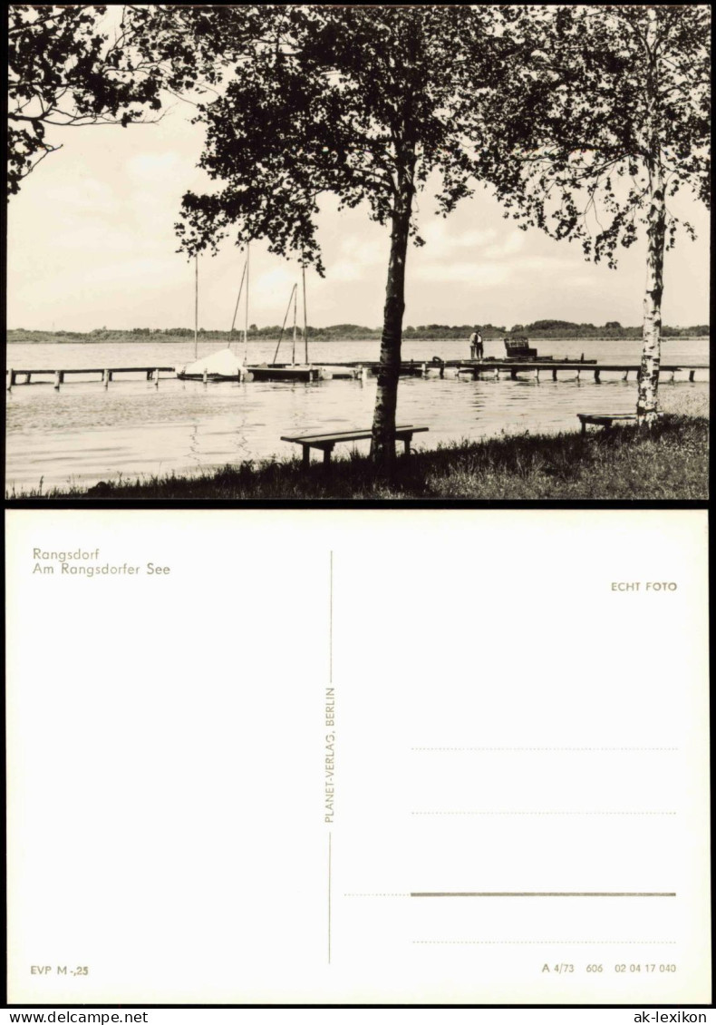 Ansichtskarte Ansichtskarte Rangsdorf Rangsdorfer See 1973