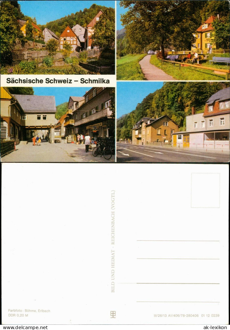 Ansichtskarte Ansichtskarte Schmilka Ansichten 1978