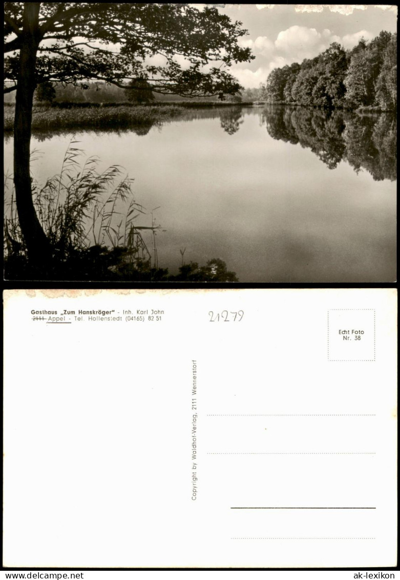 Ansichtskarte Appel-Hollenstedt Gasthaus Zum Hanskröger 1971
