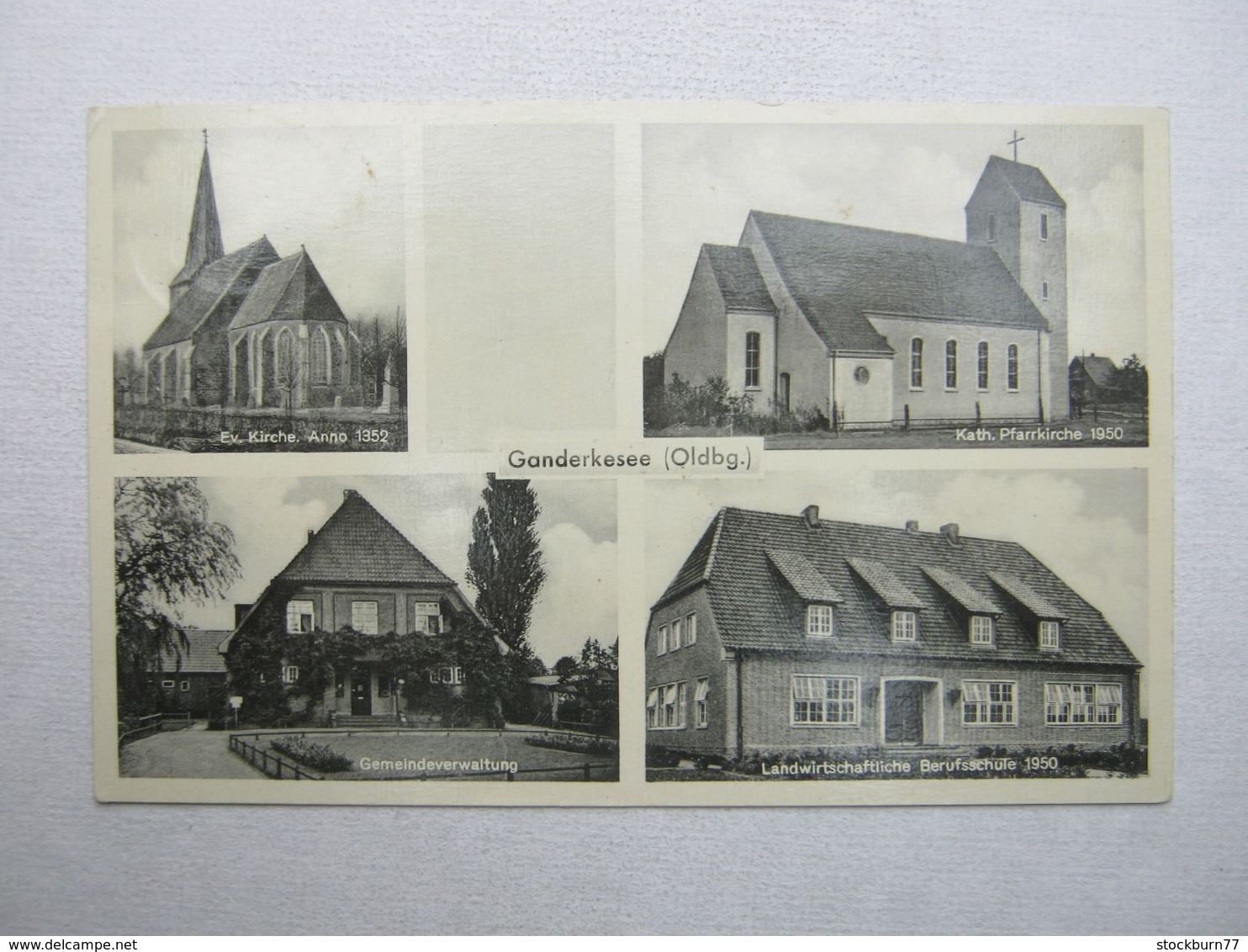 Ansichtskarte aus GANDERKESEE , 1951