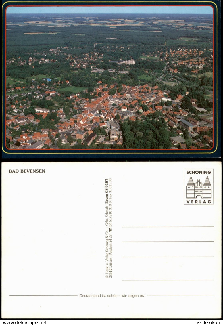 Ansichtskarte Bad Bevensen Panoramaansicht Bad Bevensen 1990