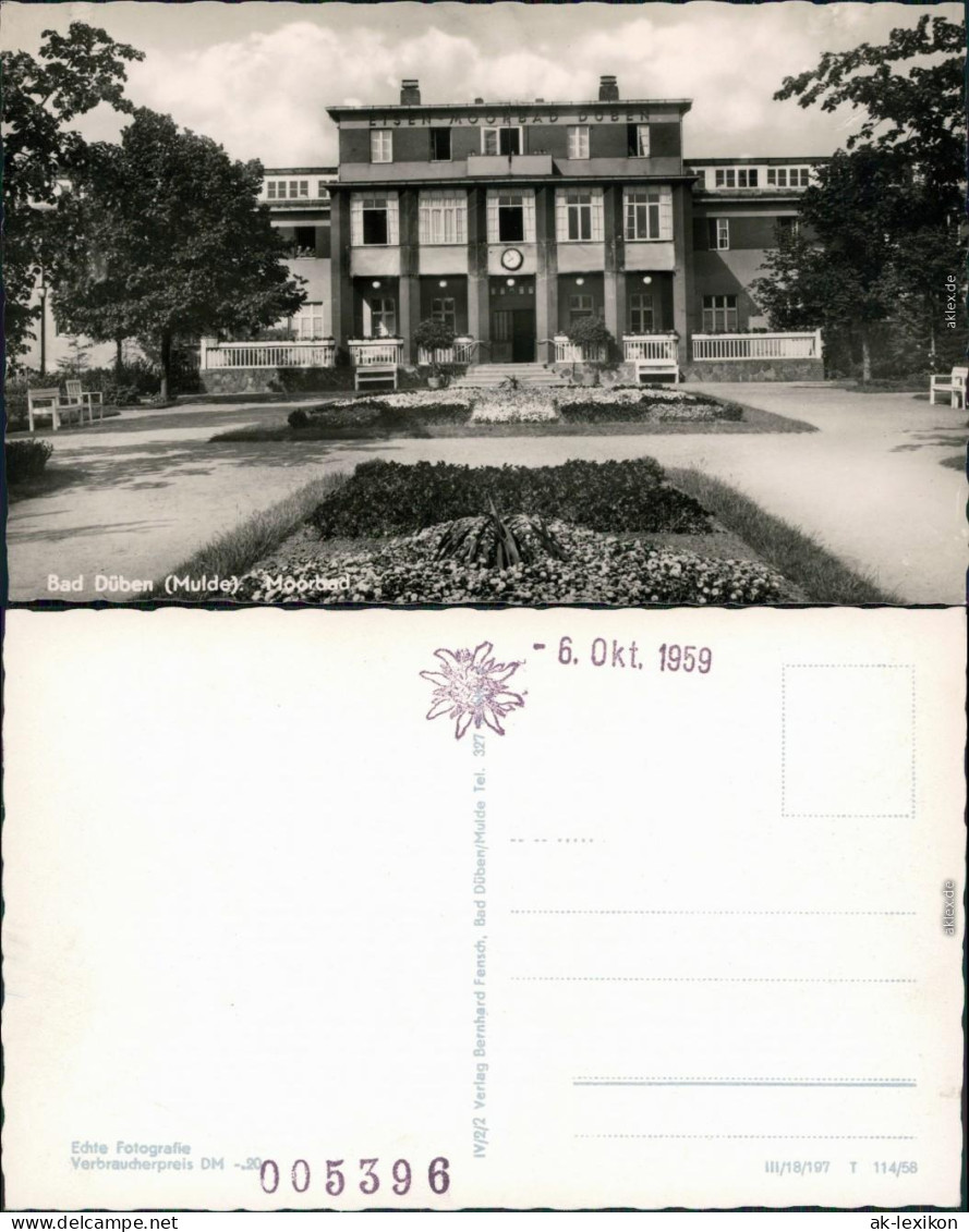 Ansichtskarte Bad Düben Heilbad (Moorbad) 1959