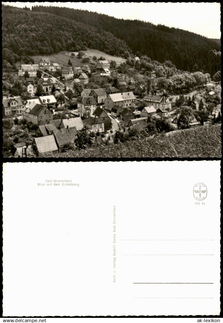 Ansichtskarte Bad Grund (Harz) Stadtpartie 1965