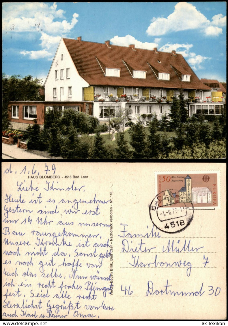 Ansichtskarte Bad Laer Haus Blomberg (Außenansicht) 1979
