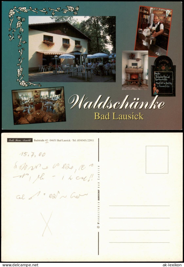 Ansichtskarte Bad Lausick Lausigk Waldschänke Bad Lausick Mehrbildkarte 2000