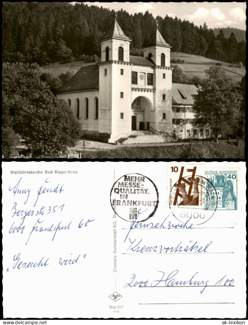 Ansichtskarte Bad Rippoldsau-Schapbach Wallfahrtskirche 1968