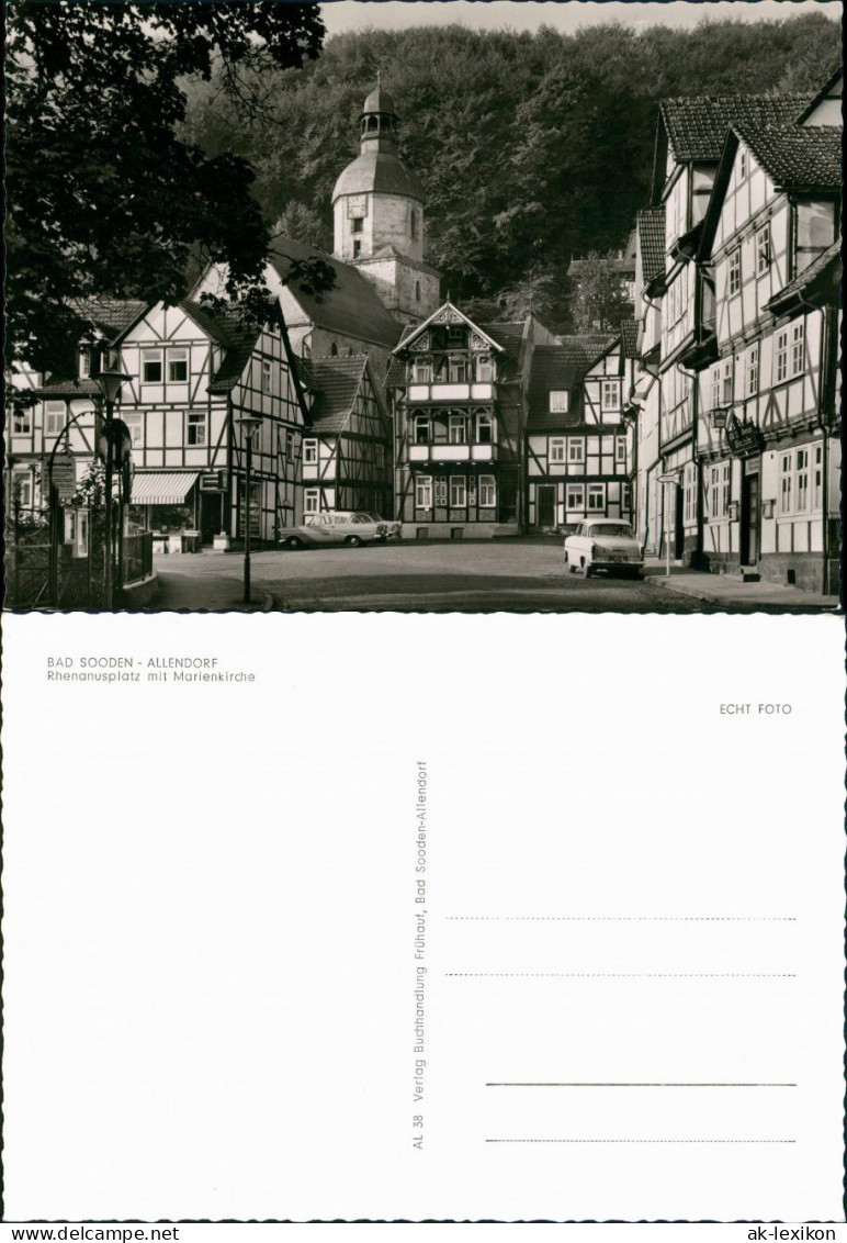 Ansichtskarte Bad Sooden-Bad Sooden-Allendorf Rhenanusplatz 1963