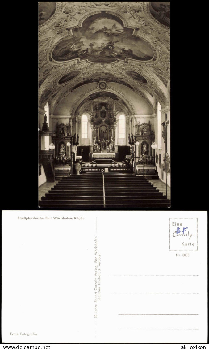 Ansichtskarte Bad Wörishofen Stadtpfarrkirche Bad Wörishofen/Allgäu 1960
