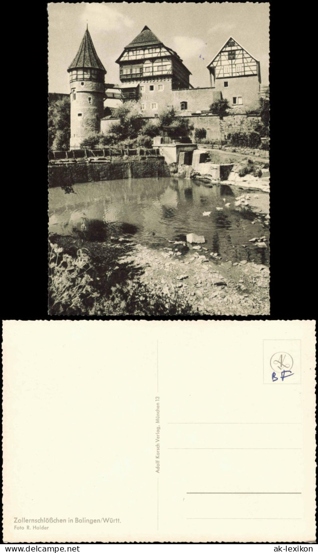 Ansichtskarte Balingen Zollernschlößchen in Balingen/Württ. 1955