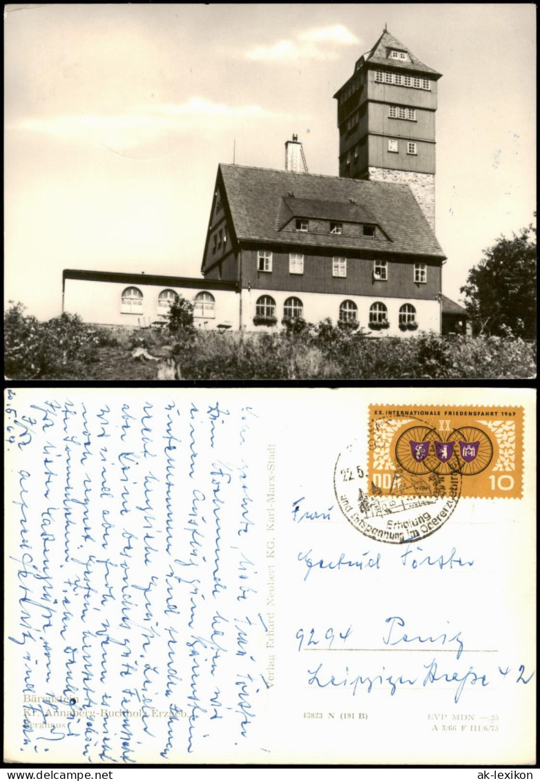 Ansichtskarte Bärenstein (Erzgebirge) Berghaus 1973