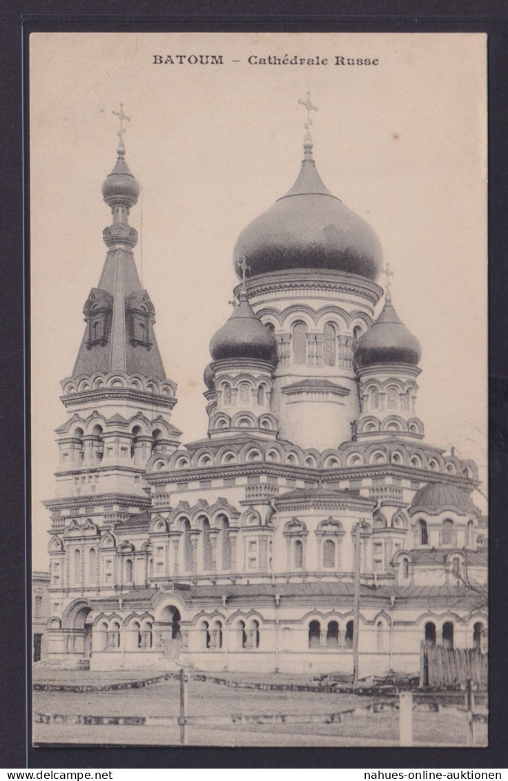 Ansichtskarte Batoum Georgien Adscharien Am schwarzen Meer Chatedrale Russe