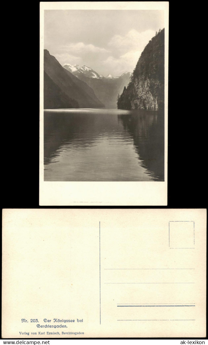Ansichtskarte Berchtesgaden Bayern Königssee bei Berchtesgaden 1930