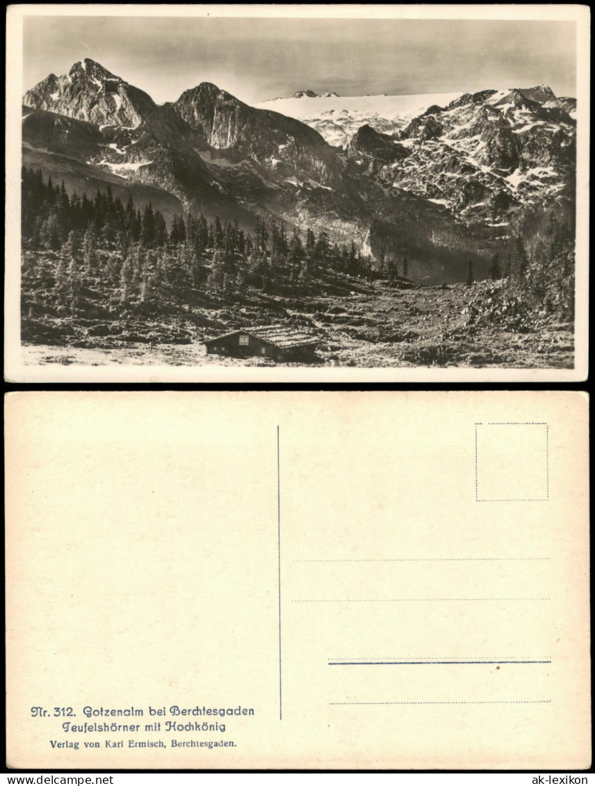Ansichtskarte Berchtesgaden Gotzenalm bei Berchtesgaden 1930