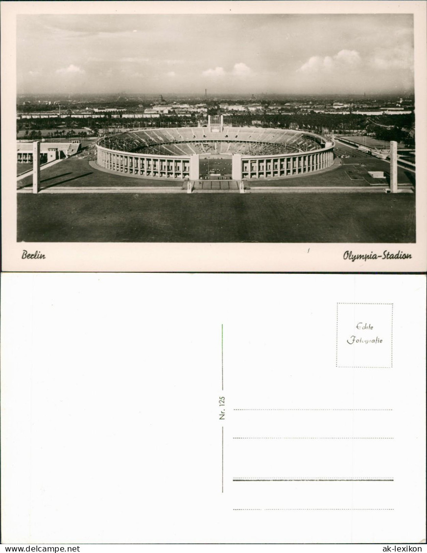 Ansichtskarte Berlin Olympiastadion 1938