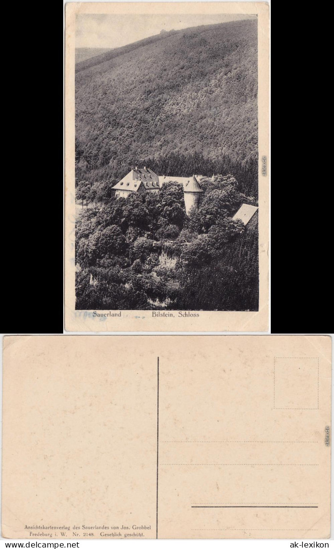Ansichtskarte Bilstein Lennestadt Schloss 1940