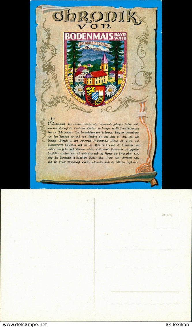 Ansichtskarte Bodenmais Chronik von Bodenmais 1986